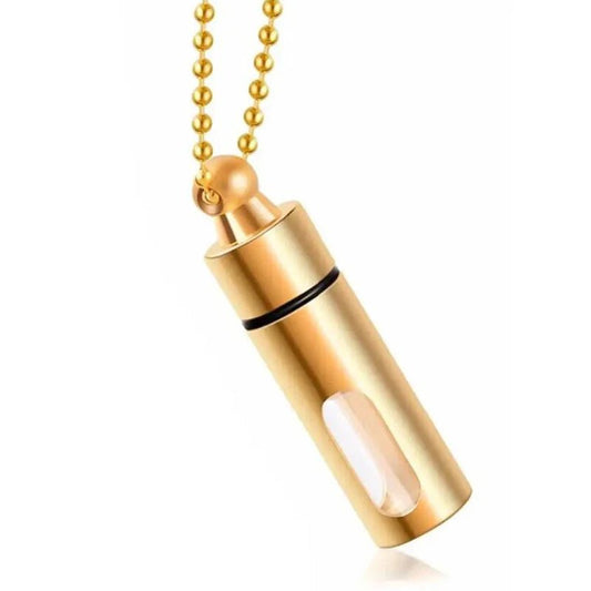 Clarion™ Ashanger Buis met Glasinzet – Gedenksieraad in Zilver, Goud en Zwart Silverleven