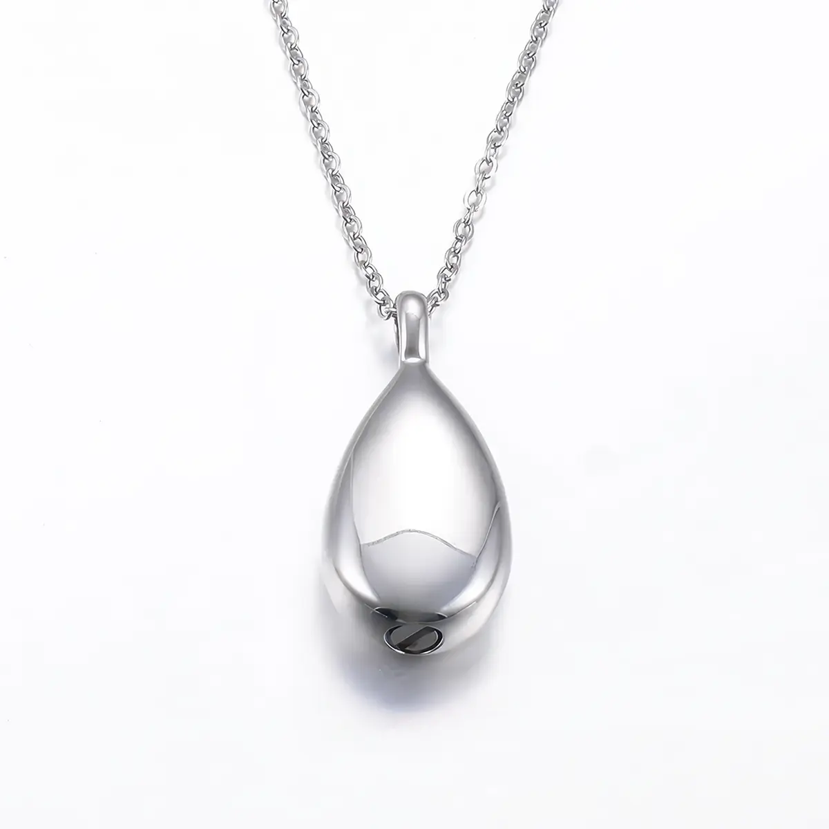 Tearum™ Ashanger Waterdruppel – Gedenksieraad in Zilver, Zwart en Goud Silverleven