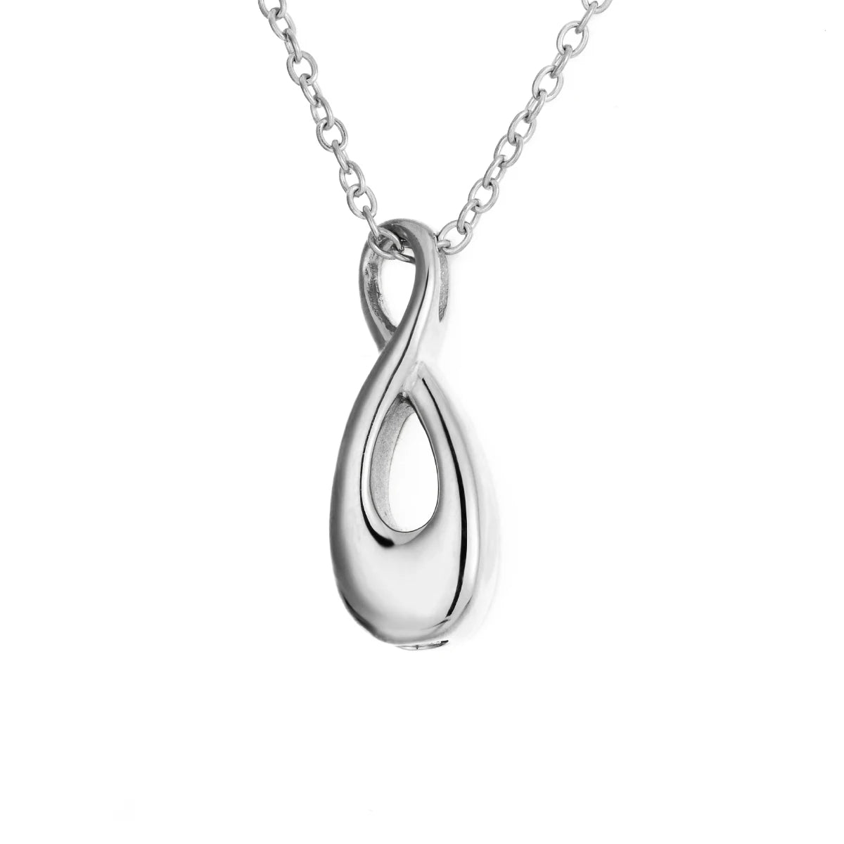 Infinité™ Ashanger Infinity 8 Vorm – Gedenksieraad in Zilver Zwart en Goud Silverleven