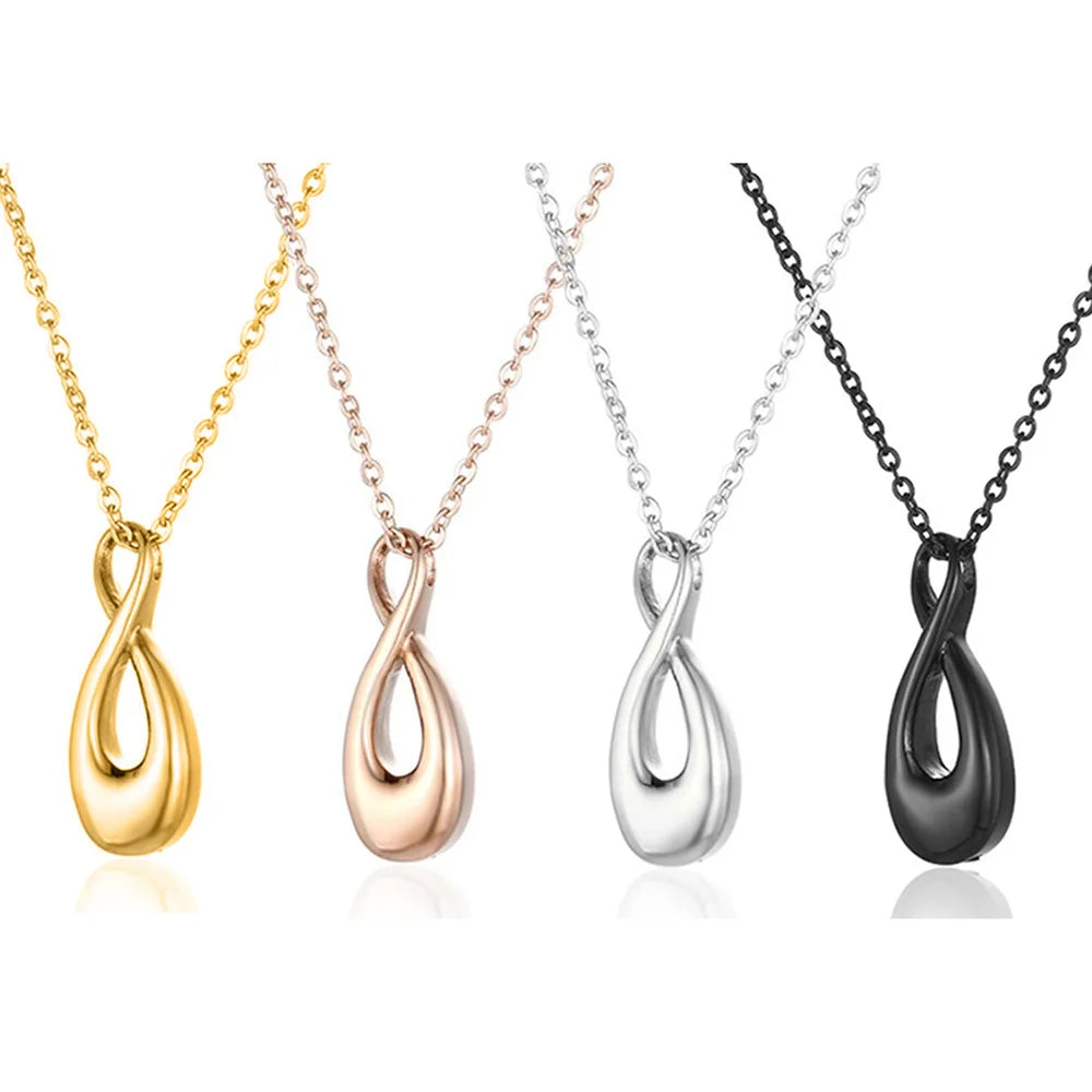 Infinité™ Ashanger Infinity 8 Vorm – Gedenksieraad in Zilver Zwart en Goud Silverleven