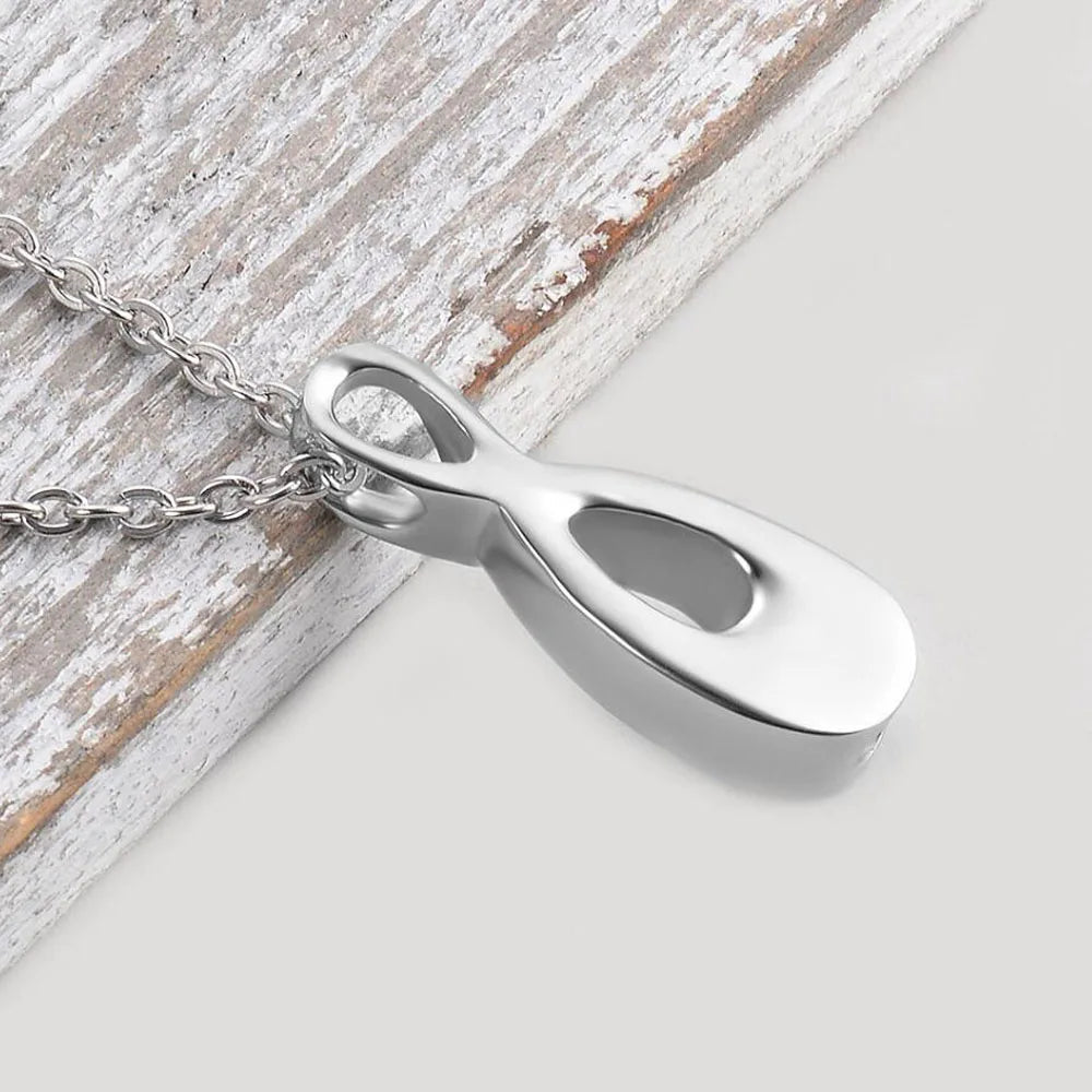 Infinité™ Ashanger Infinity 8 Vorm – Gedenksieraad in Zilver Zwart en Goud Silverleven