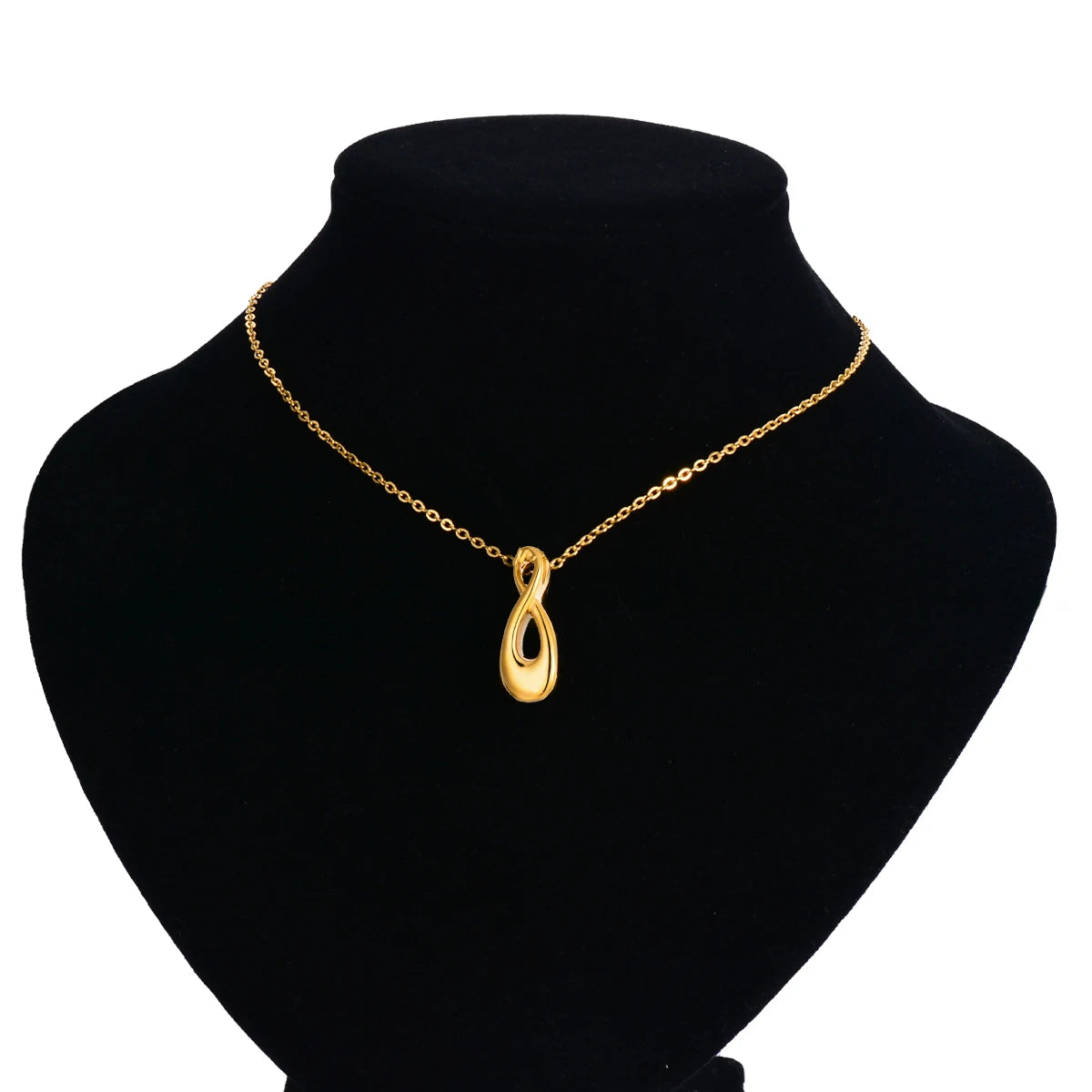 Infinité™ Ashanger Infinity 8 Vorm – Gedenksieraad in Zilver Zwart en Goud Silverleven