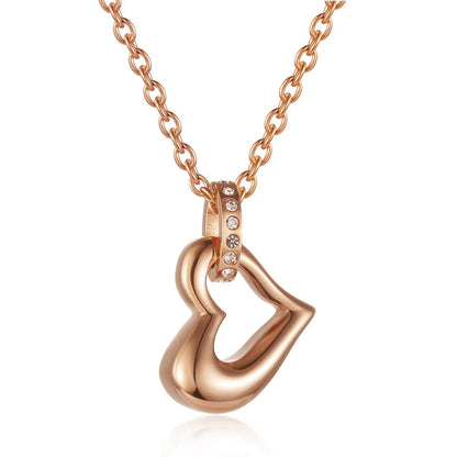 Luvion™ Ashanger Hartvorm Met Kristal Ring – Gedenksieraad in Zilver en Goud Silverleven