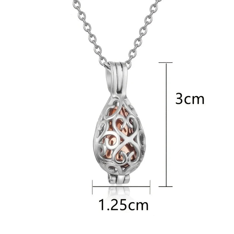 Eloria™ Ashanger Traanvorm Open – Gedenksieraad in Zilver en Goud Silverleven