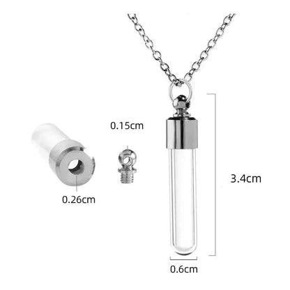 Cylassa™ Ashanger Cilinder met Glazen Venster – Gedenksieraad in Zilver Silverleven