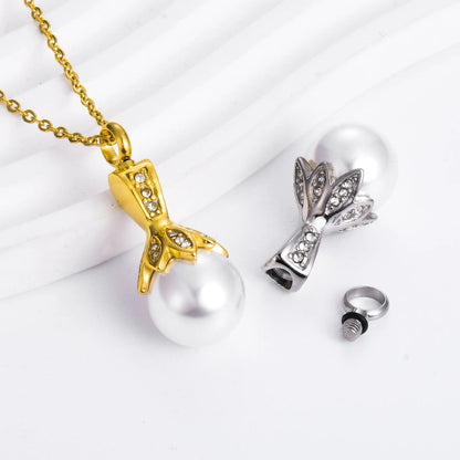 Perlina™ Ashanger Parelvorm – Gedenksieraad in Zilver en Goud Silverleven