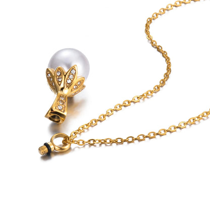 Perlina™ Ashanger Parelvorm – Gedenksieraad in Zilver en Goud Silverleven