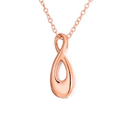 Infinité™ Ashanger Infinity 8 Vorm – Gedenksieraad in Zilver Zwart en Goud Silverleven