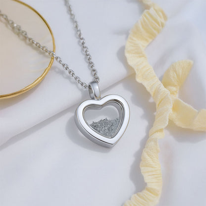 Lovira™ Ashanger Hartvorm Open – Gedenksieraad in Zilver, Goud en Rosé Silverleven