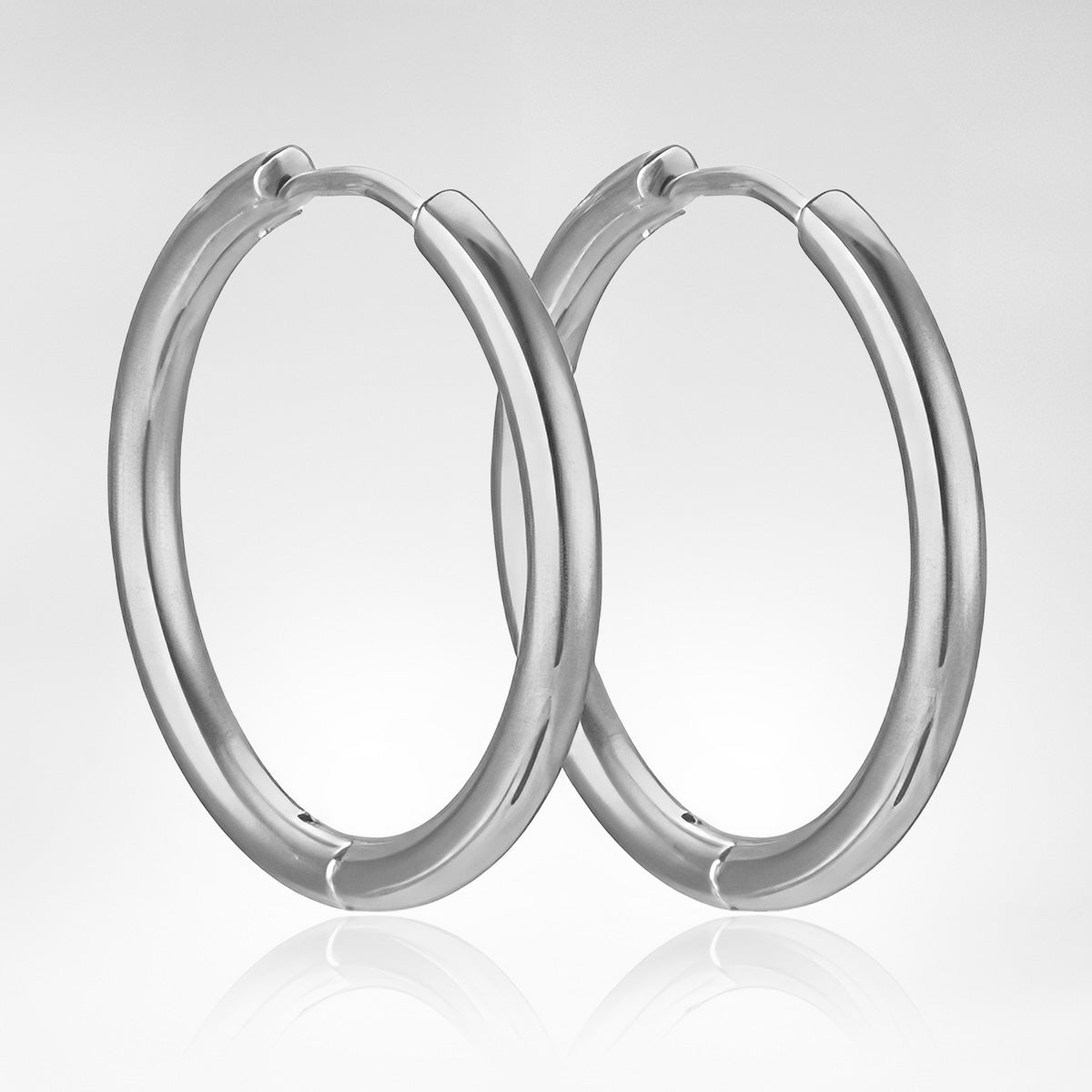 Memoring™ Oorbellen Set – 20 mm voor bij Ashanger naar Keuze Silverleven