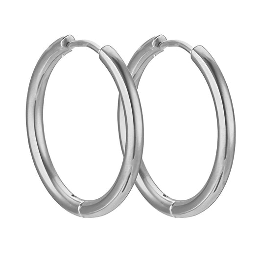 Memoring™ Oorbellen Set – 20 mm voor bij Ashanger naar Keuze Silverleven